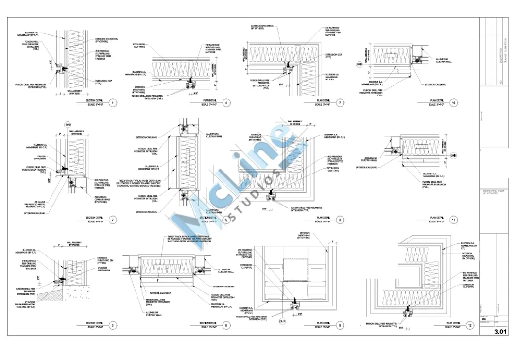 Wall Panel Shop Drawings Samples