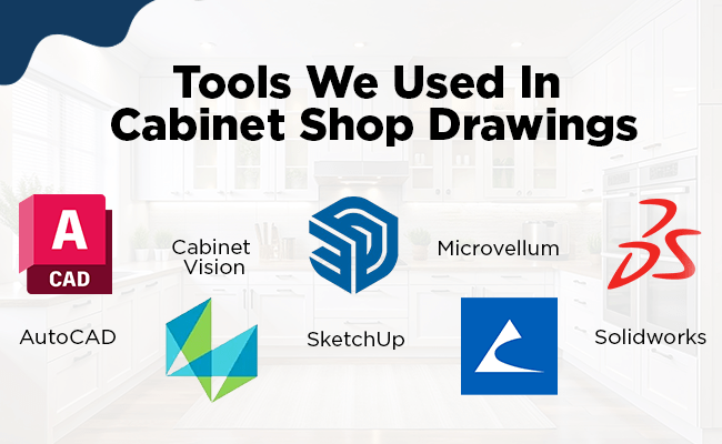 Software used for cabinet shop drawings
